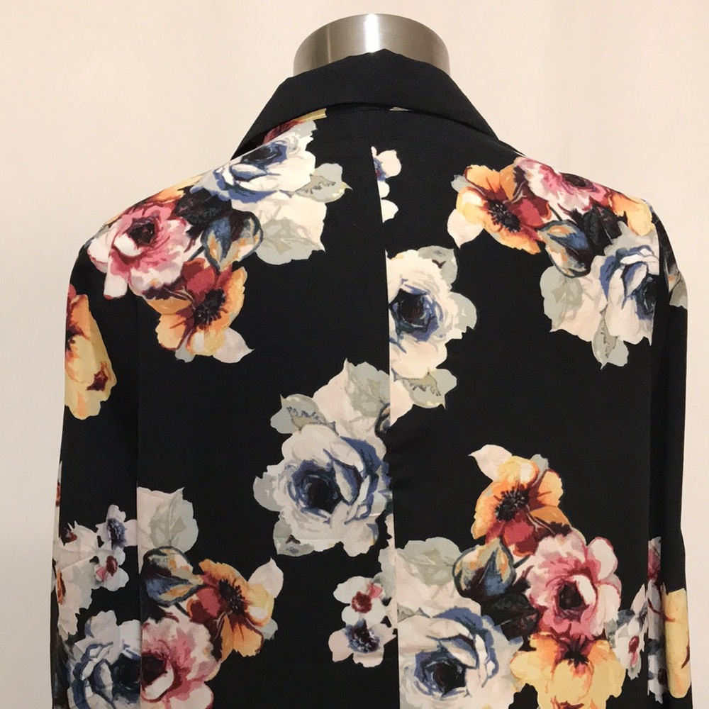 Long Small Polyester Blazer Jacket - image 6